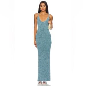 Knubby Dress (Mixed Blue) - Paris Georgia